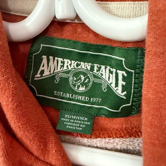 Orange Hoodie with EAGLE Print American Eagle - Picture 4 of 4